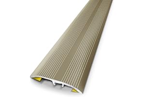 GERFLOR 3M 631021D Seuil universel Alu Titium Strie 83 cm x 3,7 cm, Bronze