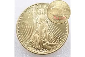 FKaiYin Pièce de monnaie américaine Liberty fabriquée à la main en nickel 1921 Hobo Nickel de 20 dollars Morgan Dollar - Cadeau commémoratif pour papa/petit ami/mari