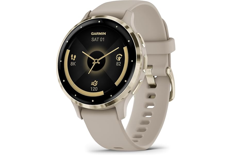 Garmin Venu 3S GPS Smartwatch, 41 mm, AMOLED, French Grey