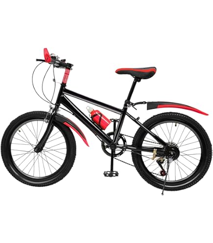 CHIMHOON 20 inch kinderfiets, jongens meisjes mountainbike, 7