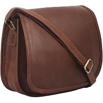 ANUENT Genuine Leather Small Crossbody Purse For Women - Vintage Brown Shoulder Bag, 9 Inch - View #5