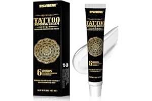 HALERCAY 20g Crema para Tatuajes, Crema Calmante y Hidratante, Tattoo Cremas Cuidad, Absorción Rápida, Para Usar Antes, Durante y Después de Tatuarse, Para aliviar el dolor