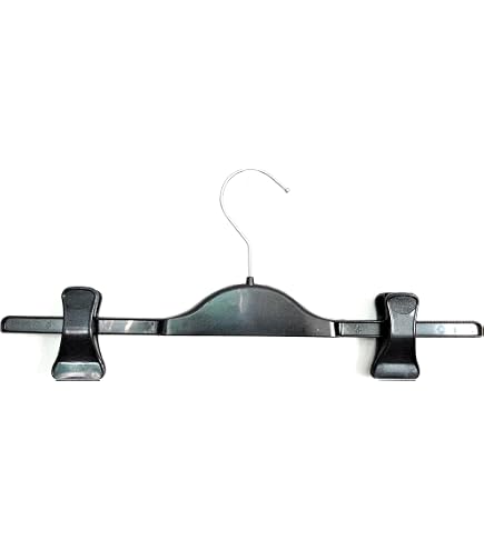 Gabbia Per Pulcini Set Di 20 Grucce Per Pantaloni In Plastica E Velluto Nero - Gancio Girevole 360° Set 20 Grucce Velluto