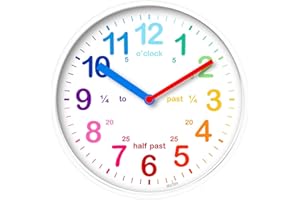 Acctim 22522 Wickford Kids Wall Clock in White