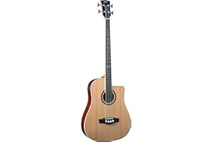 EKO GUITARS - NXT BASS B100CE NATURAL, Basso Acustico Shape Dreadnought, Top in Abete, Fasce e Fondo in Mogano, Manico in Mogano, Tastiera in South American Roupanà, Scala 812mm, Colore Natural
