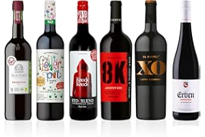 ‎LANGGUTH ERBEN LANGGUTH ERBEN | Probierpaket "Internationale Weinreise" Rotwein | Wein Tasting Set | Sechs Rotweine aus Deutschland, Spanien, Italien und Georgien | 6 x 0,75l