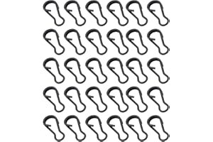 Telidif Quick Change Swivels, 12.5mm Fishing Swivel Connectors, 30 Pcs Fishing Tackle Rings for Carp, Coarse Fishing, Snap Hooks for Fishing Rods, Quick Change Clips for Freshwater & Saltwater