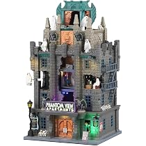 Lemax The Haunted Hotel Port - Pièce De Village Spooky Town 2024, Avec Effets Animés (31x22.3x31.4 Cm)