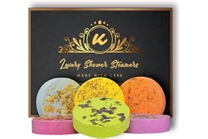 Katty Loy - Luxus Original Shower Steamer Set, 6 Stück mit 6 Düften, Duschdampfer, Badebomben, Badekugeln Alternative, Kleines Geschenk Frauen, Freundin, Männer, Geschenkidee Ostergeschenk Erwachsene