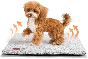 Mora Pets Manta térmica para Gatos Manta autocalentable para Gatos y Perros Cama termica Alfombra calefactora sin Electricidad y baterías 74 x 47 cm