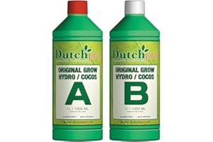 DUTCH PRO - HYDRO / COCO GROW A+B 1L HW Dutch Pro Original Hydro Coco Grow A+B 1 Litre 1L Plant Nutrients Hydroponics