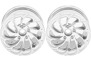 Entatial Accesorios de Coche RC, Diseño Razonable Aleación de Aluminio RC Crawler Cars RC Car Beadlock Llantas de Rueda para Deportes para 1/10 RC Car