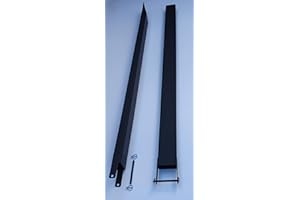 THOMAS PRINZ Gabelverlängerung geschlossen 1800 mm / 1,80 m Verlängerung für Stapler 1 Paar mit Bolzenverriegelung