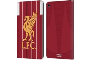 Head Case Designs Officially Licensed Liverpool Football Club Home 2019/20 Kit Leather Book Wallet Case Cover Compatible With Fire HD 8 (2015) (2017) (2018)