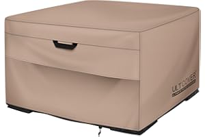 ULTCOVER Abdeckung für Terrassen-Feuerstelle, quadratisch, 111,8 cm, für den Außenbereich, wasserdicht