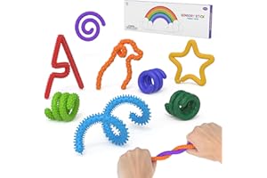 Bambebe Pack de 8 Fidget Toys Sensoriales – Juguetes Antiestrés Texturizados para Niños con Autismo, Alivio de Ansiedad, Ideales para Clase, Viajes y Coche