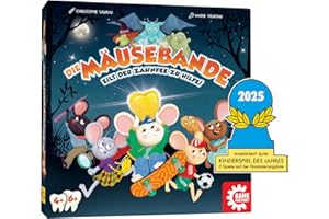 Game Factory 646058 Die Mäusebande, kooperatives Kinderspiel, Familienspiel, Merkspiel, Memospiel für Kinder ab 4 und 6 Jahren