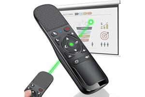 ‎COGUYTECH USB Wireless Presenter Präsentations, 2.4 GHz Pointer für Präsentationen Powerpoint mit Seiten umblättern und Hyperlink Funktion öffnen für Windows XP 7/8/10/Mac/Linux/Android