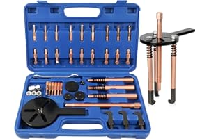 JAOGAUS Set di estrattori per cuscinetti 36 in 1, universale, estrattore per cuscinetti della ruota, strumento estrattore, cuscinetti a sfera con pinze in 8 misure, set di estrattori con 3 ganci curvi, borsa