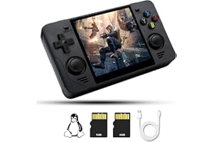 LIDOUYA POWKDDY RGB30 Retro Handheld Spielkonsole, 4.0 Inch IPS Screen Open Source Linux, Retro Gameboy unterstützung WiFi online schlachten und HDTV-Ausgang, mit 5500+ Klassische Spiele, 16+64G, Schwarz