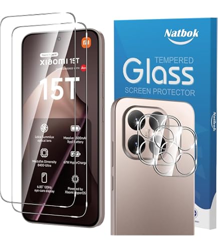 Haofun Displayschutzfolie Für Nothing CMF Phone 1 – 2x Panzerglas + 2x Kameraschutz, 9H Härte