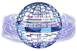 BYUERT Flying Ball Toys【Upgraded】, Magic Hover Ball for Boy & Girl Age 6 7 8 9 10 Year Old, Hand Controlled Mini Drone Infinity Boomerang Soaring Ball UFO Fly Orb Safe Gifts Indoor Outdoor Games for Kids