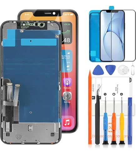 LL TRADER Écran pour iPhone XR LCD Remplacement d'écran 6,1'' Écran