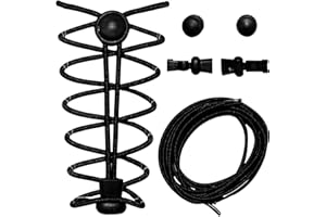 YIIOCCC Cordones elásticos para zapatos Cordones para zapatos sin atar, fácil de instalar para niños y adultos, cordones para deportes al aire libre