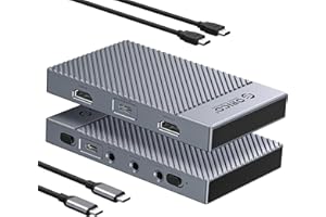 ORICO IS6 4K HDMI Capture Karte mit HDR, VRR, Ultra-Low-Latency, für Gaming, Livestream, Aufnahme, Kompatibel mit Switch, PS5, Xbox, PC/Mac