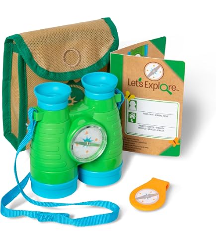 Melissa & Doug Set Gilet Naturalistico Let's Explore, 20 Pezzi, Gioco Esplorazione Natura, Regalo 3-6 Anni
