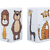 K&Uuml;PSS Sevimli Hayvanlar - Iki Par&ccedil;alı Puzzle - Manyetik 4 K&uuml;p - 1 Yaş İlk Yapboz