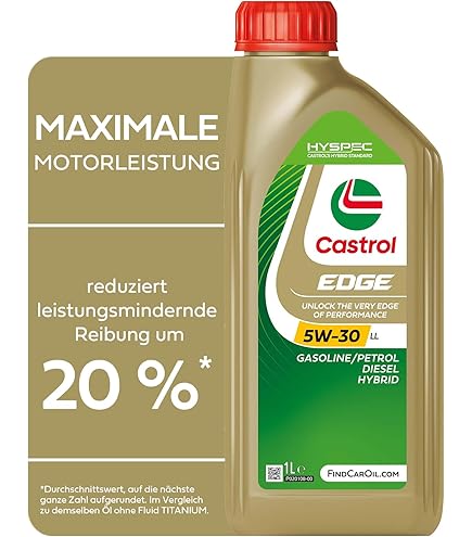 Castrol EDGE 5W-40 A3/B4 Motoröl, 1L : Amazon.de: Auto & Motorrad