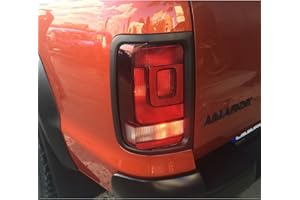 ‎JHCHAN JHCHAN Scheinwerferblenden und Rücklichtabdeckung Satz für VW Amarok 2009–2022 V5 V6 Highline Startline Trendline Aventura Atacama Canyon (Rücklichtabdeckung)