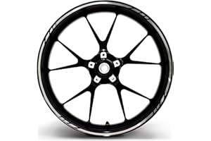 FINEST FOLIA Pegatina del borde de la llanta 16 partes adecuado para 16“ 17” 18” 19” para el coche y la motocicleta