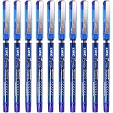 Signetta Silver Linc Signetta 0.7 mm Retractable Ball Pens | Blue Ink | Pack of 10 ...