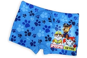 Fashion UK Disfraz de Patrulla Canina oficial modelo Pups On The Road poliéster bóxer playa pantalones cortos de playa azul tallas para niño