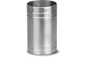 BAR@DRINKSTUFF Stainless Steel Thimble Wine Measure CE 125ml | Thimble Bar Measure, White Wine Measure, Red Wine Measure, Wine Measuring Cup