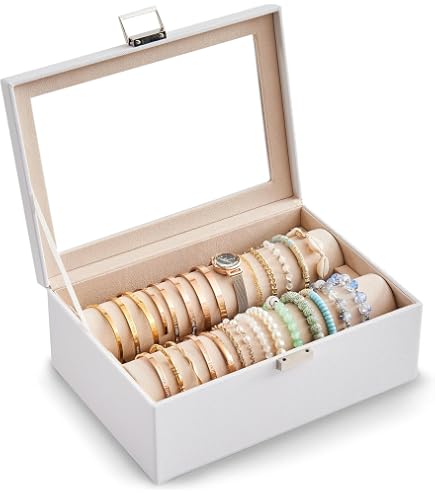Présentoir à Bagues 100 Emplacements - Boîte à Bijoux Avec Couvercle Transparent Et Coussin Mousse Anti-poussière