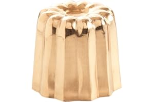 Patisse 43016 forma do pieczenia Canelé de Bordeaux, miedź, 35 mm, 6 sztuk