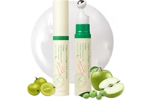 AXIS-Y Vegan Collagen Eye Serum K Beauty Triple Hyaluronic Acid & Peptide Collagen Serum Improve Skin Elasticity, Reduce Fine Lines & Dark Circles Vegan Korean Skin Care Eye Cream 0.33 Fl. Oz.