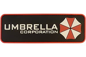 LEGEEON Umbrella Corporation Resident Evil Cosplay PVC Rubber 3D Fastener Patch