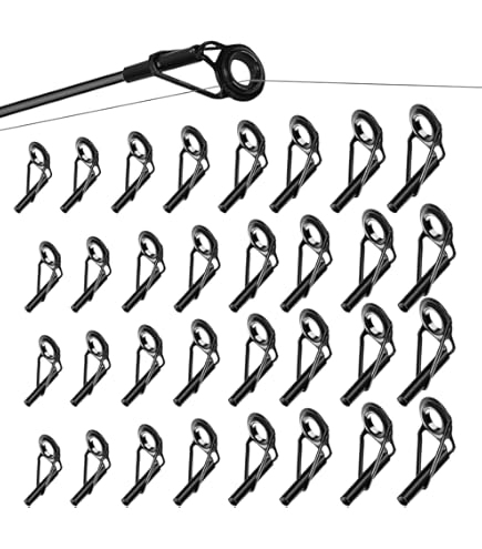 8 stuks 8 maat hengel gids tip top ring cirkel paal reparatie kit 8 stuks 8 maat hengel gids tip top ring cirkel paal reparatie kit