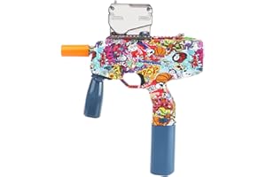 Gel Ball Blaster okulaku Gel Blaster Elektrische Spielzeugpistole mit Zwei Magazinen Splatter Ball Blaster Umweltfreundlich-Teamspiel im Freien für Jungen und Mädchen ab 14 Jahren