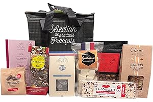 DJEFF & MATH CRÉATION DJEFF & MATH Coffret Gourmand " LE FRAICH’GOURMAND" - 8 produits Savoureux et Gastronomiques - En direct des Producteurs ou Artisans - Idée Cadeau - Panier Garni Epicerie Fine - Prêt à offrir