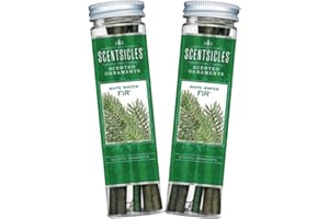 Scentsicles Varillas de adorno perfumadas de abeto blanco (2 unidades, 12 barras de adorno total)