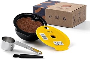 RECAFIMIL Capsulas tassi-mo reutilizables Cápsula de café compatibles para tassi*mo Cápsula de repuesto recargable, filtro de café para Tas-simo (60ml)