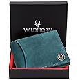 WildHorn Rfid Protected Leather Wallet For Men, Blue Hunter