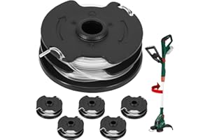AOZBZ 6 Pezzi di Filo per Decespugliatore, per Parkside PRTA 20-Li A1/B2/C3, PRT 300 A1, PRT 550 A1 / A3, Bobine di Filo di Ricambio Durevoli, Ø 1,60 mm, Lunghezza 8,3 m