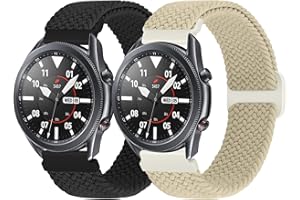 WNIPH Pleciony pasek 22 mm do Huawei Watch GT3/GT3 Pro 46 mm/GT2/GT 46 mm/GT2 Pro/GT2e/GT Runner/Huawei Watch 3/3 Pro / Huawei Watch 4 / Watch 4 Pro, Galaxy Watch 46 mm/3 45 mm, dla kobiet i mężczyzn