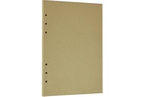 Zelten Luźne arkusze papieru perforowanego, do segregatorów 6-otworowych, osobisty organizer, pamiętnik, notatnik, planer do ponownego napełniania, moc, otwór A5/6